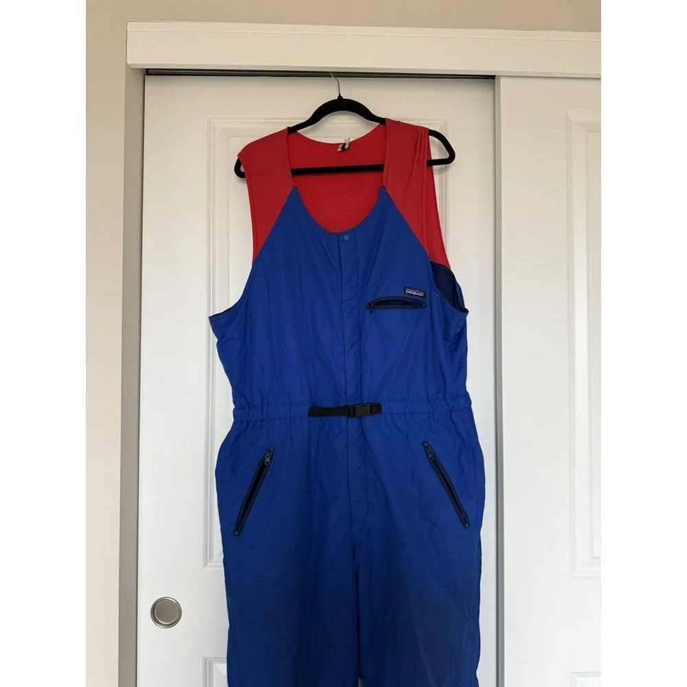 Vintage Patagonia Sailing Bibs Snow Bib One Piece Made in USA‎ Size XL Y2K